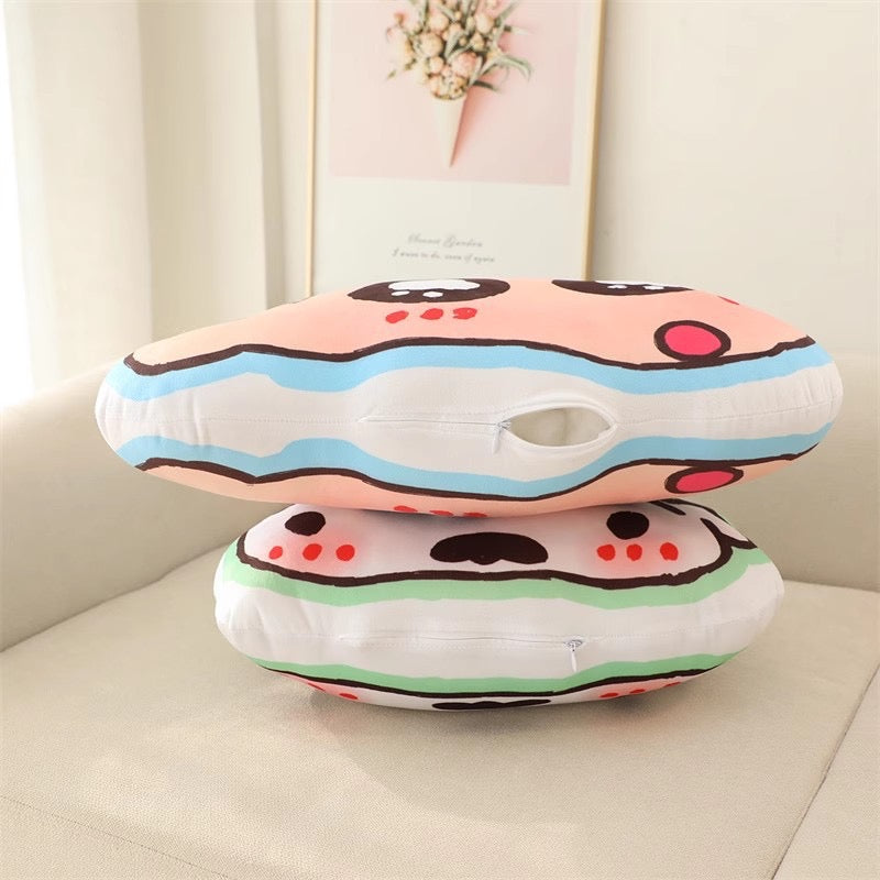 Shinchan + Action Kamen Face Pillow Set