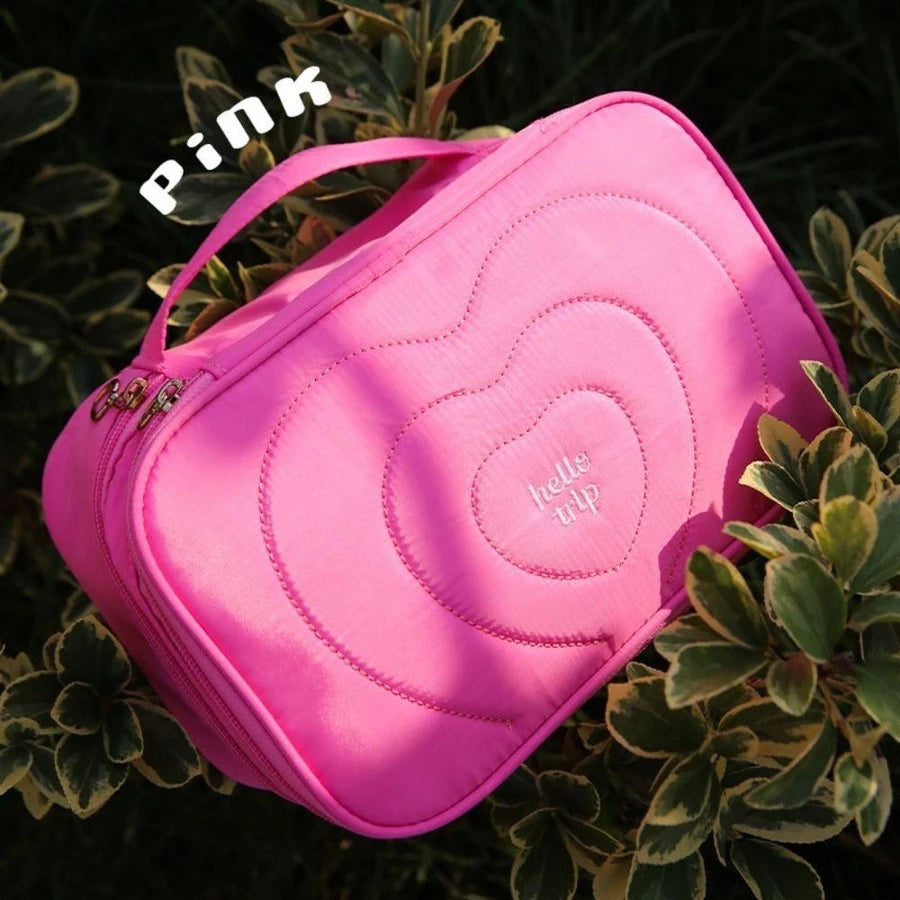 Hello Trip Heart Makeup Bag