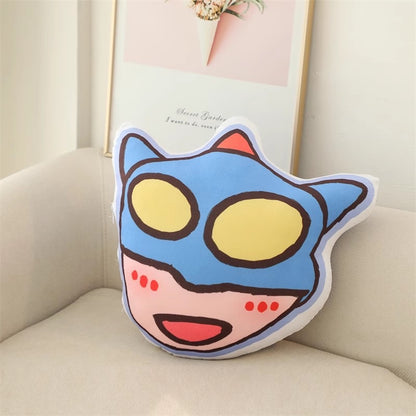 Shinchan + Action Kamen Face Pillow Set