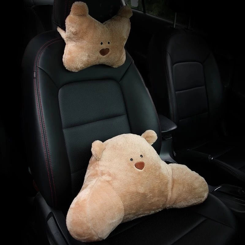 The Bear Car Cushion Set